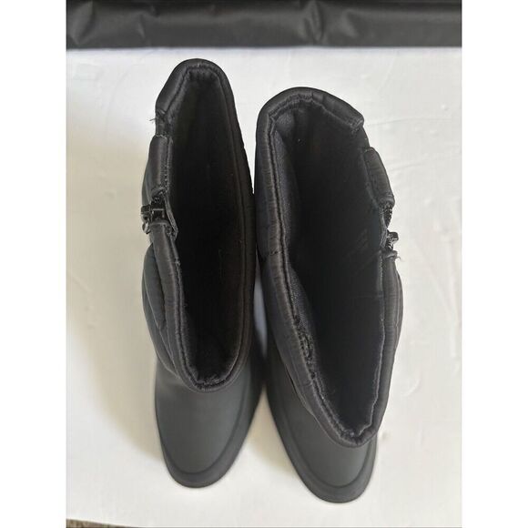 INC International Concepts Suludi Black Quilted Sole Booties Size 5M NEW - Picture 4 of 5